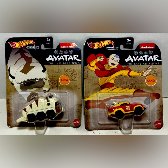 Mattel Toys Hot Wheels Character Cars Avatar The Last Air Benders Appa Aang Brand New Poshmark